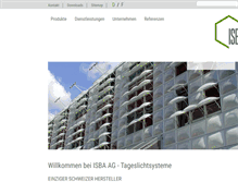 Tablet Screenshot of isba.ch
